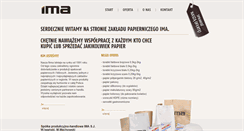 Desktop Screenshot of ima-rumia.pl